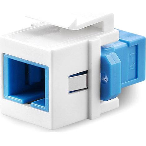 Adaptateur de module fibre optique Keystone Jack SC f/F Keystone M, pour raccordement de réseau fibre optique (1/5)