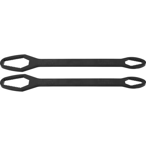 clés universelles en étoile à double extrémité, autoserrantes et réglables, 8-22 mm, longueur 260 mm (électrophorèse noire) (1/5)