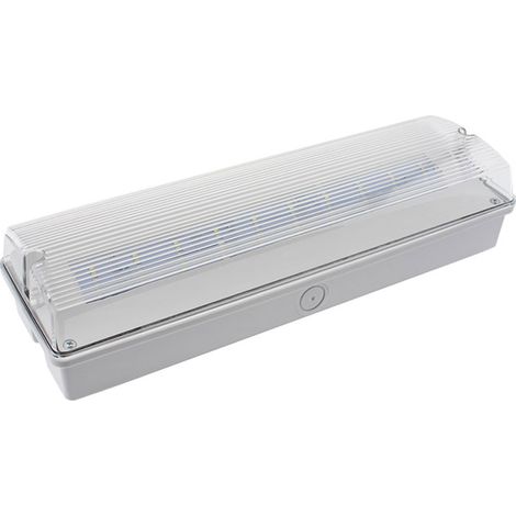 Luz de emergencia LED GOLUX AUTO-TEST, Estanca IP65, Permanente / No permanente, Blanco frío