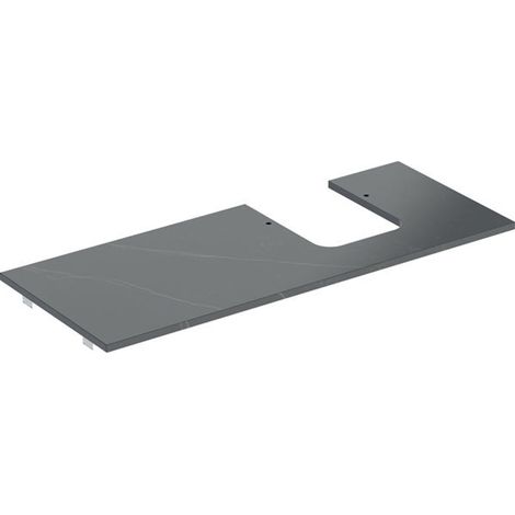 Geberit ONE Plaque de lavabo, découpe à droite, pour lavabo à (1/2)