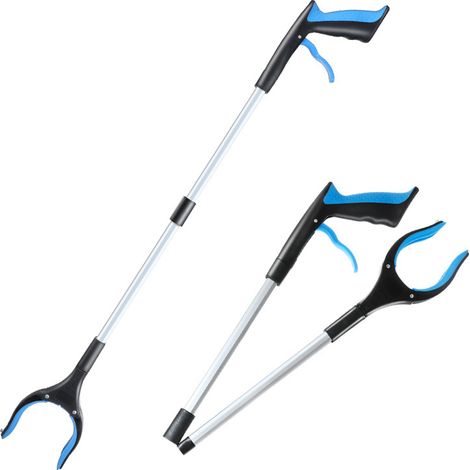 Pince Ramasse-Objet Pliable avec Aimant Attrape Déchets Sans Se Baisser Aide Seniors Handicapés Durable