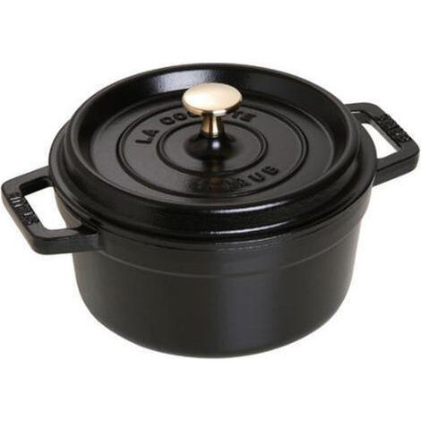 Staub La Cocotte 20cm round, black, Cast Iron (1/4)