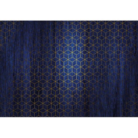 Papier peint panoramique modern Mystique Bleu (1/4)