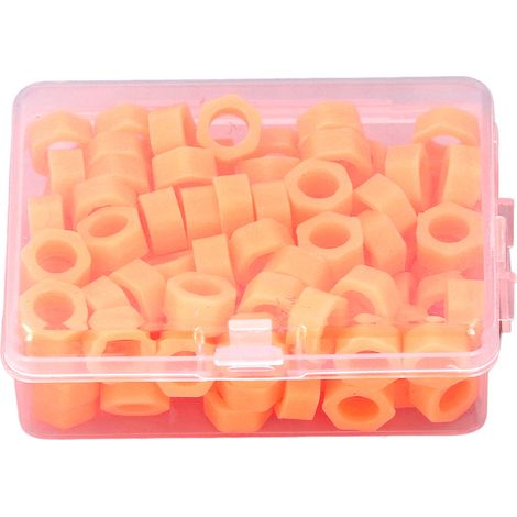 100 bagues de marquage dentaire en silicone, réutilisables et résistantes à haute température, pour cabinet dentaire, codage couleur inclus (1/5)