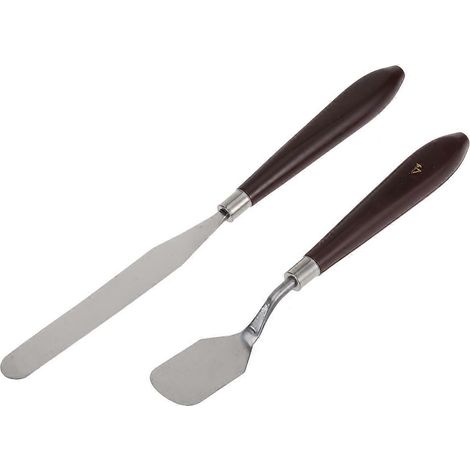 Kit d'outils de retrait de raclettes pour plateau chauffant, élastique et confortable, accessoire d'impression 3D, manche en bois naturel robuste.-22X1.5cm (1/3)