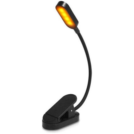Lampe de livre LED rechargeable avec 9 LEDs, 3 modes de luminosité, batterie 1000 mAh, flexible et portable pour lecture (1/5)