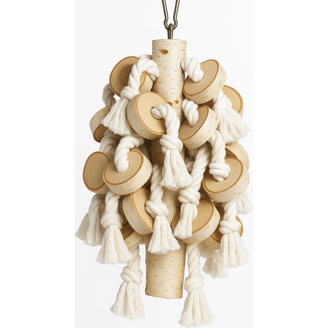 Parrot Planet Naturally - Betulla Stick XL - Giocattolo per pappagalli di grandi dimensioni XL - 1,5 kg (1/5)