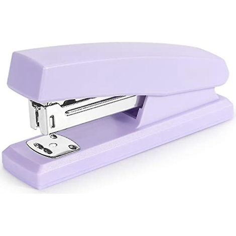 Agrafeuse, Agrafeuse, Agrafeuse de bureau portable et durable (violette) (1/5)