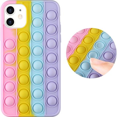 Kompatibel mit iPhone 11 – Pop It Anti-Stress-Hülle – Mehrfarbig