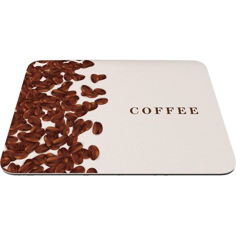 Tapis pour cafetière, accessoires pour bar à café, absorbant et résistant aux taches pour le séchage, idéal pour une utilisation sous la cafetière. (1/5)