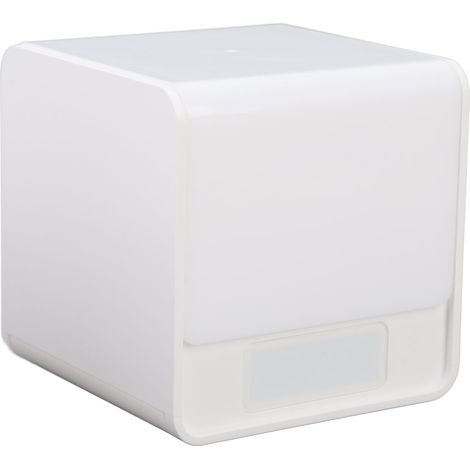 Lampe de chevet cube LED 3 températures de couleur blanc chaud neutre variateur progressif USB rechargeable sans fil 1200mAh ABS portable camping (1/5)