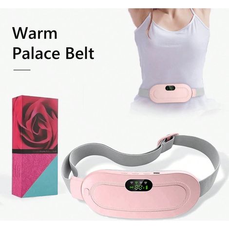 Ceinture Chauffante Portable Sunshine pour Femmes, Rechargeable USB, 3 Vitesses de Température, 4 Modes de Massage, Coussin Abdominal pour Règles, Cadeau Saint-Valentin (1/4)