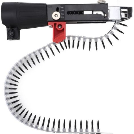 perceuse à vis à alimentation automatique Tournevis à alimentation automatique, perceuse à vis à chaîne, bricolage poncage (1/4)