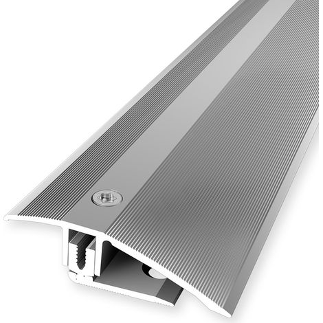 PROVISTON Ausgleichsprofil flexibel Parkettprofil Breite: 51 mm Höhenausgleich: 7 - 23 mm Länge: 1000 mm Aluminiumprofil Silber 1 Stück