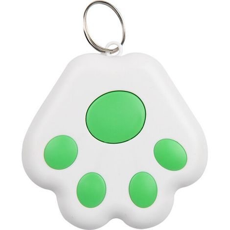 GPS-Tracker, Mini-GPS-Tracker, tragbarer, intelligenter Bluetooth-Verlustmelder, kompatibel mit drahtlosen Geräten, Kindertasche, grünes PET-Set (1/5)