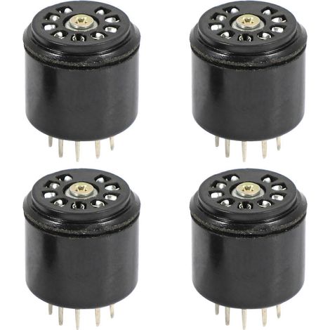 4x 9-polige Schutzbuchse für 12AX7 12AU7 ECC82 ECC83 Audioröhren, Schraubbuchsenadapter, Lebensdauerverlängerung, Ersatzteilset für Verstärker (1/5)