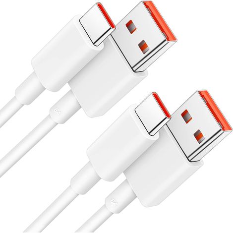 120W 1m+2m 6A Câble USB C Charge Rapide pour Xiaomi 17T/15T/14T/13T/12T Pro (1/5)