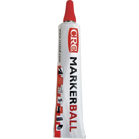 CRC 30161-AA MARKERBALL Tubenmarkierer mit Kugelventil Rot 50 ml (1/5)