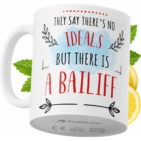 Lustige Tasse für Gerichtsvollzieher – Kaffee- oder Teetasse mit witzigem Textdesign – ideal für Geburtstage, Namenstage, Feiertage und besondere Anlässe. Hochwertige Tasse für Zuhause, Büro und Arbei