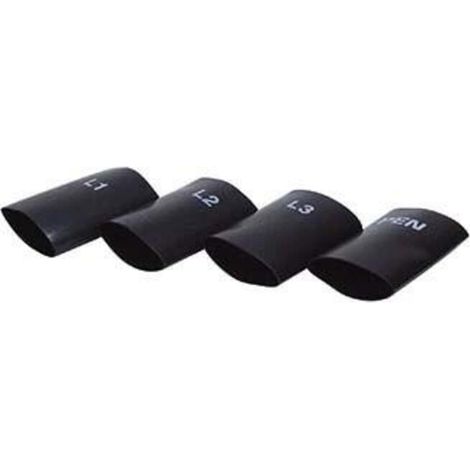 CellPack 145096 SR2LK 70-240 Schrumpfschlauch-Set zur Phasenkennzeichnung ohne Kleber 3:1 Schwarz (1/2)