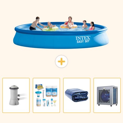 Intex Piscine Easy Set Ronde - 457x84 cm - 5-pièces S302 (1/5)