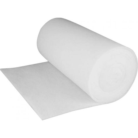 1 Filtre Climatisation Charbon Actif PET Blanc 1m x 1m Purificateur Air Intérieur Remplacement Facile (1/5)