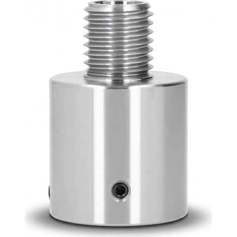Adaptateur de Broche de Poupée de Tour à Bois, Adaptateur d'Insertion de Mandrin de Filetage, Plaque Frontale en Acier 1 po à 8 TPI à 33 mm (1/5)