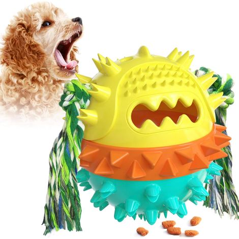 MINKUROW Juguete Para Masticar Perros, Rompecabezas Para Perros, Juguete Para Morder Perros, Palo De Limpieza De Dientes De Goma Resistente A Las Mordeduras Para Todos Los Perros-A (1/5)