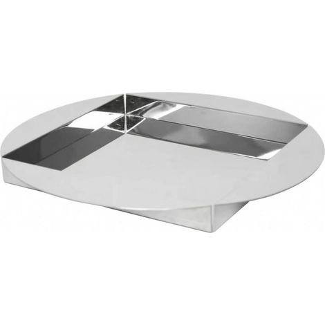 Plateau en Acier Inoxydable Finition Pratique, Vaisselle, Basse, Coiffeuse (1/5)