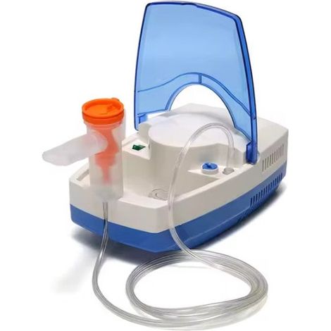 Nebulizador azul - Para afecciones respiratorias - Adultos y niños - Nebulizador - Micronebulizador