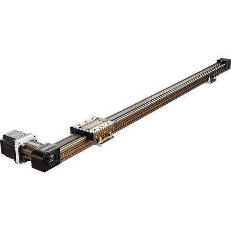 VEVOR Guida Lineare Trasmissione a Cinghia, Attuatore per Movimento Lineare CNC con Motore Passo-passo Nema34, Corsa Effettiva 1300 mm per Macchina per Incisione, Fresatrice CNC, Stampante 3D