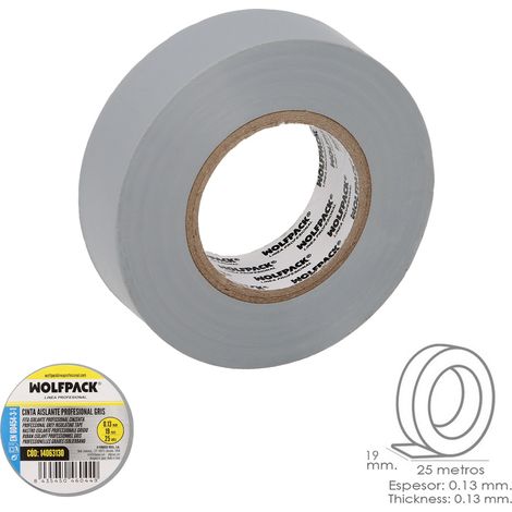 Nastro isolante wolfpack linea profesional professional 25 m 50 mm