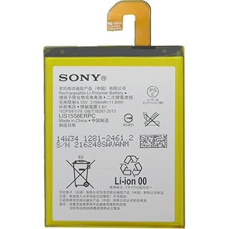 Batterie d'origine Sony LIS1558ERPC Xperia Z3 D6603 D6653 1281-2461 OEM interne en vrac coureur de rechange interne Akku véritab