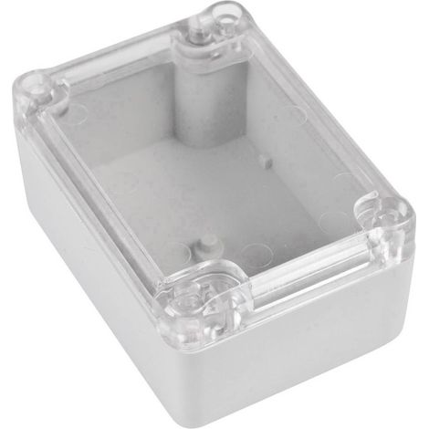 TRU COMPONENTS TC-7910812 4U63090604437 TC-7910812-CUSTODIA UNIVERSALE 88 X 64 X 42 ABS PC, GRIGIO CHIARO, 1 PEZZO (1/2)