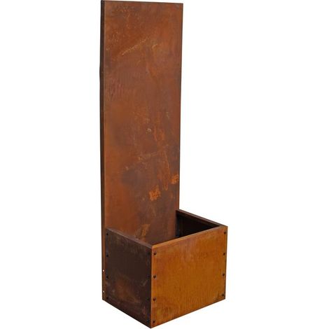 Sichtschutz Rost Metall Gartenzaun 150x50cm Hochbeet Sichtschutzwand Edelrost