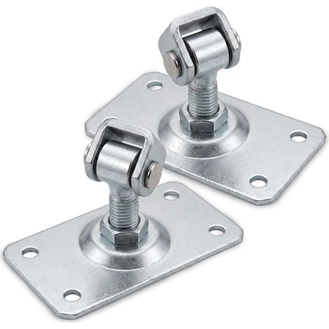 Charnières Réglables 55x75mm Pack 2 Plaque de Fixation, Charnière Style Ajustable, Structure Solide, Usage Polyvalent, Charnière de Porte Réglable, Charnière à Visser (1/5)