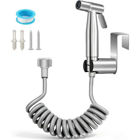 Bidet/Shower Head with Holder and 1.5 m Telescopic Hose (1/5)