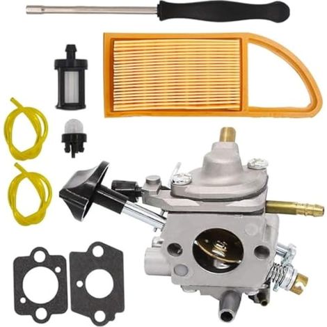 Compatible avec carburateur BR600 C1Q-S183 pour Sthil BR500 BR550 Souffleur à dos Zama C1Q-S183 4282-120-0606 4282-120-0607 4282-120-0608 Carburateur BR600 Carburateur 00 ou (1/4)
