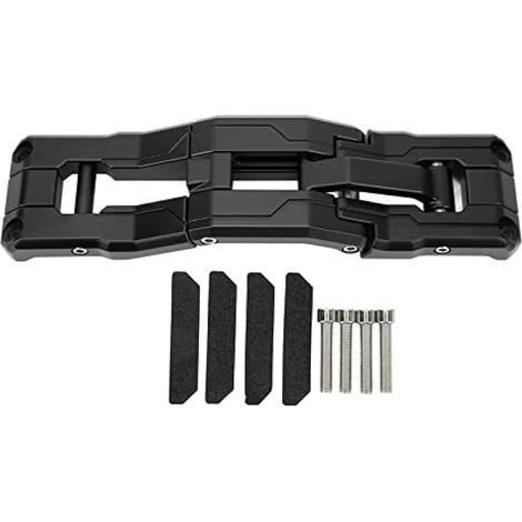 Marchepied de Charnière de Porte Pliante en Métal, Remplacement de Pédale Pliante en Alliage D'aluminium pour JK JKU JL JLU 2007‑2021 (Noir) (1/5)