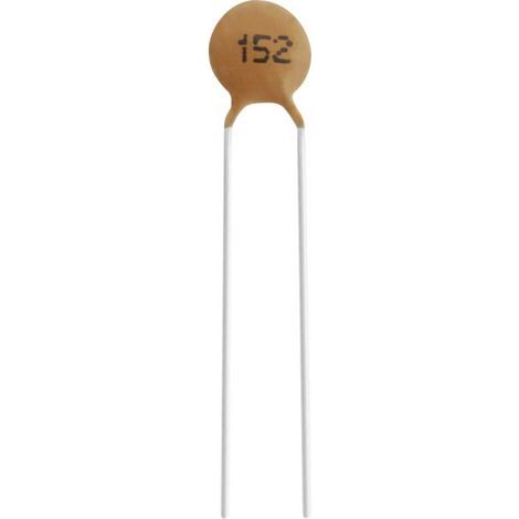 TRU COMPONENTS TC-K2,2NF500V Condensateur céramique THT 2.2 nF 500 V 20 % 1 pc(s) S602011 (1/4)