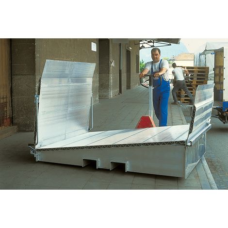 Ponte di carico per baia logistica bassa - Lunghezza 4120mm / Larghezza 1750mm - Portata max 4000kg - MBD/1