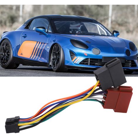 Adaptateur Prise ISO 16 Broches pour Autoradio Alpine - Câble de Raccordement et Connecteur de Remplacement