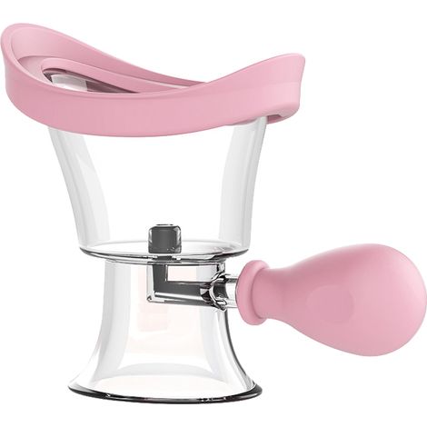 Ortviai Gobelet de Rincage Oculaire en Silicone Rose – Pression Manuelle Ergonomique, Réutilisable et Étanche