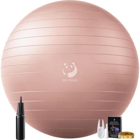 Gymnastikball 55-85CM Explosionsgeschützt Pezziball hellrosa 85CM