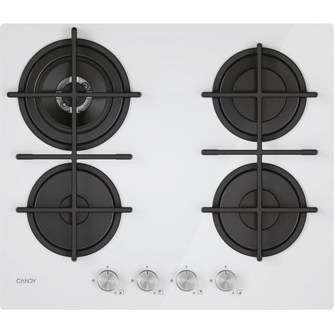 Candy Moderna CVG6BR4WTW Blanco Empotrable 60 cm Gas 4 Quemadores