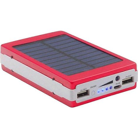 Externes Batteriefach, unterstützt 5 x 18650-Akkus, zwei USB-Ausgänge, Solarladung, Selbstmontage (1/5)