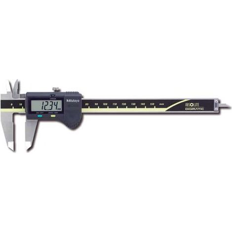 Mitutoyo Digital ABS AOS Messschieber 0-150mm, standard Tiefenmaß, ohne Datenausgang