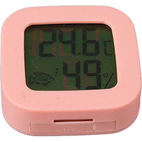 Thermomètre-hygromètre numérique pour aquarium, mesure de la température pour aquarium (pince) (1/3)