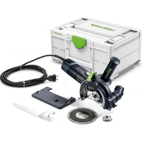 Festool DSC-AG FH-Plus Smerigliatrice 1400 W con disco diamantato 125 mm