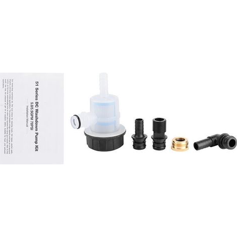 Pompe di pulizia da ponte 12V, 5,0 GPM, per acqua dolce e salata, ideale per barche e camper (1/2)